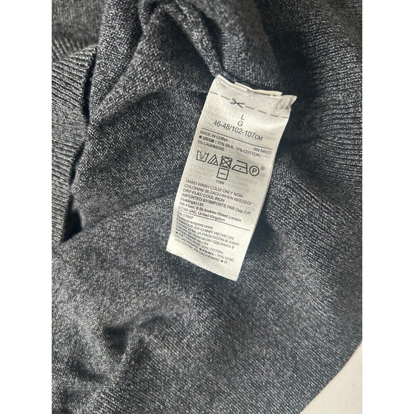 Banana Republic Mens V-Neck Pullover knit Sweater Silk Cashmere Luxury - Picture 4 of 6